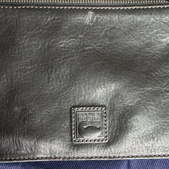 Dooney & Bourke Black Leather Crossbody Bag - Picture 2 of 11